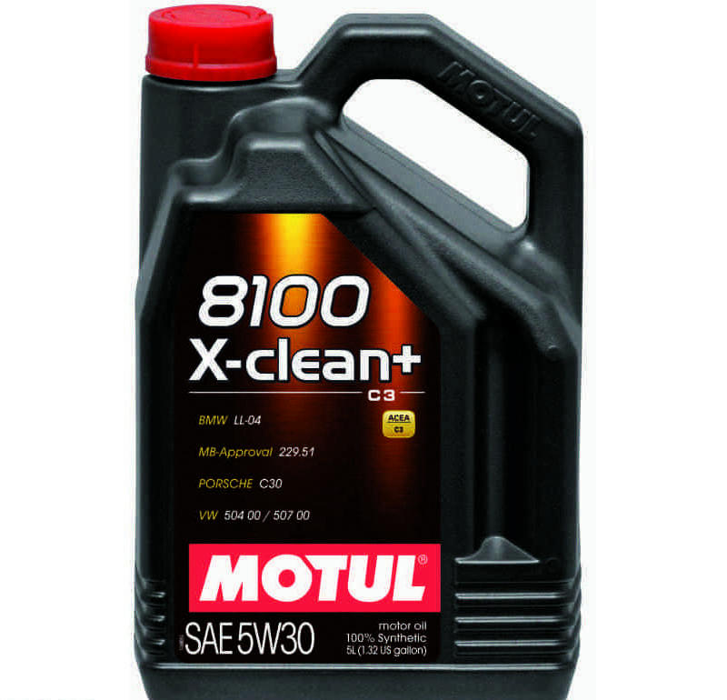 Масло Motul 8100 X-clean + 5W30 моторное синтетическое 5 л