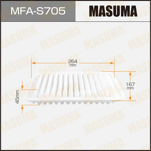 Фильтр воздушный Masuma, MFA-S705