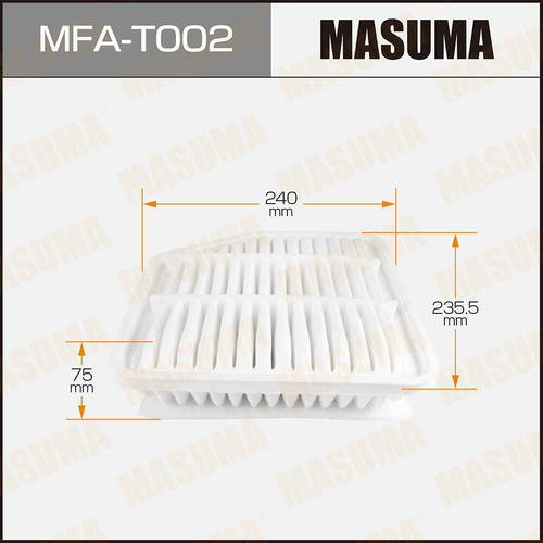 Фильтр воздушный Masuma, MFA-T002