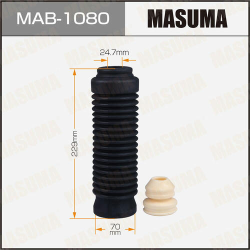 Пыльник амортизатора Masuma (пластик), MAB-1080