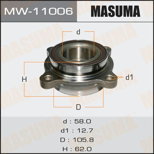 Ступичный узел Masuma, MW-11006