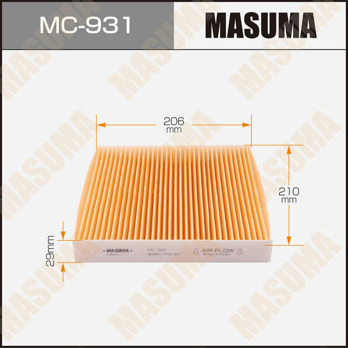 Фильтр салонный Masuma, MC-931