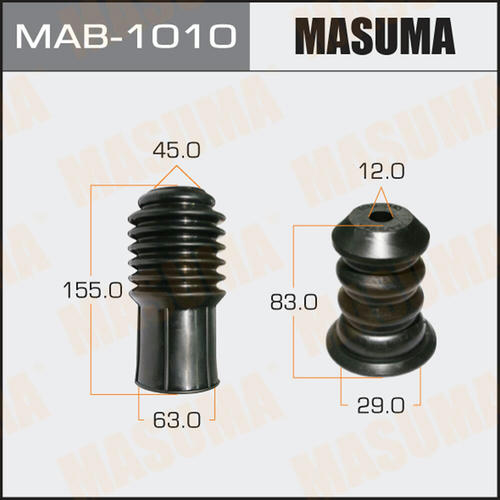 Пыльник амортизатора Masuma универсальный, отбойник D=12, H=83, MAB-1010