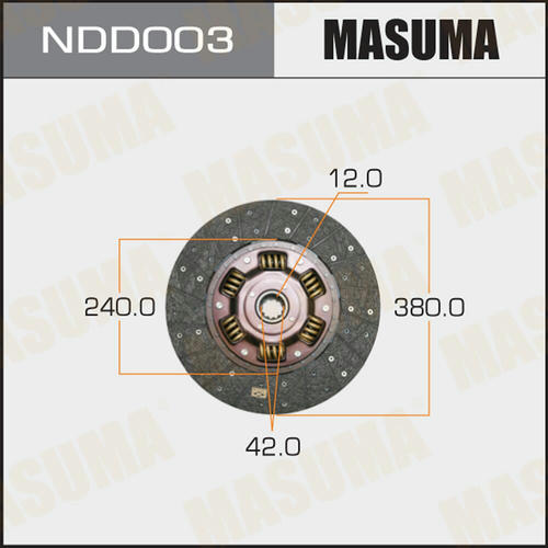 Диск сцепления Masuma, NDD003