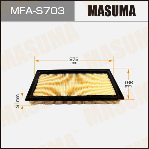 Фильтр воздушный Masuma, MFA-S703