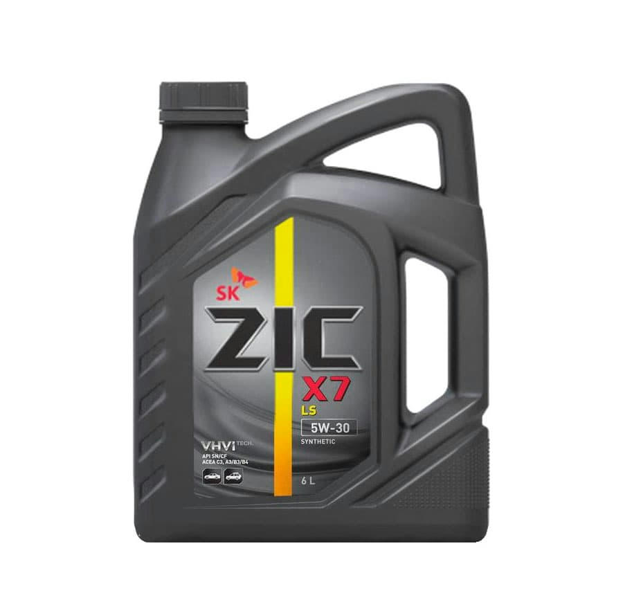 Масло моторное ZIC X7 LS 5W30 синтетическое 6л 172619