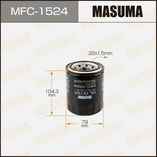 Фильтр масляный Masuma, MFC-1524