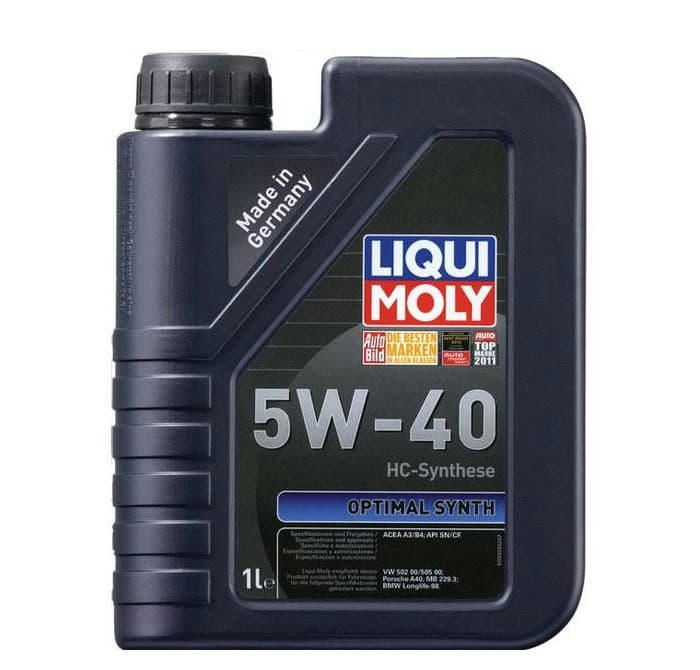 Масло моторное 5W40 LIQUI MOLY 1л НС-синтетика Optimal Synth артикул 3925