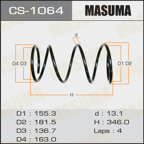Пружина подвески Masuma, CS-1064