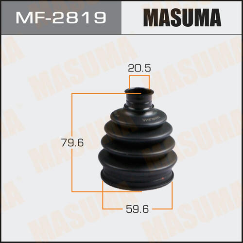 Пыльник ШРУСа Masuma (резина), MF-2819