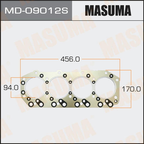 Пятислойная прокладка ГБЦ (металл-эластомер) Masuma толщина 1,53мм , MD-09012S