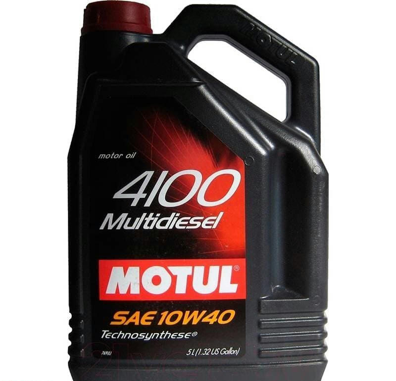Масло Motul 4100 Multidiesel 10W40 моторное полусинтетическое 5л
