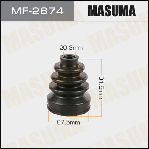 Пыльник ШРУСа Masuma (резина), MF-2874