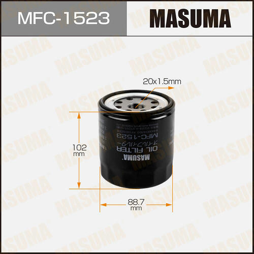 Фильтр масляный Masuma, MFC-1523