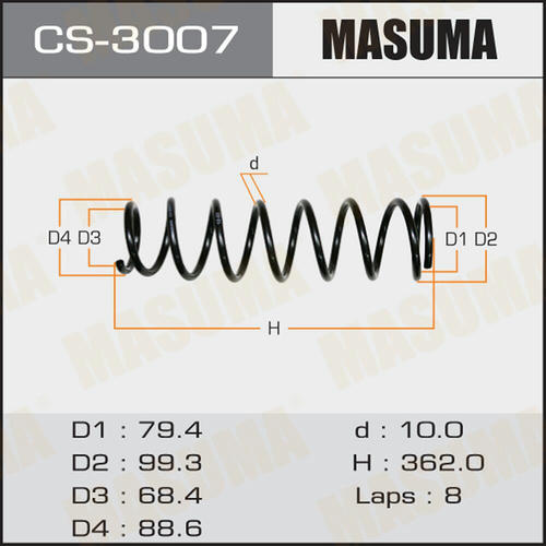 Пружина подвески Masuma, CS-3007