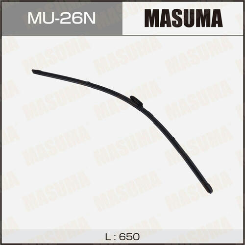 Щетка стеклоочистителя Masuma 26 (650мм) бескаркасная, крепление VATL 5.1, MU-26N