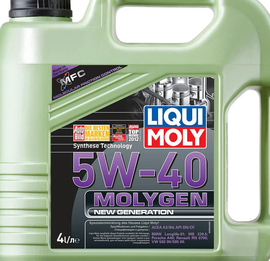 Масло моторное Liqui Moly Molygen New Generation 10W40 полусинтетическое 4л 9060