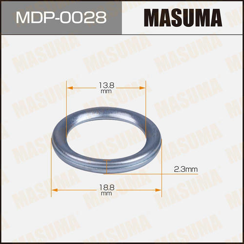 Шайба (прокладка) маслосливного болта MASUMA 13.8x18.8x2.3, MDP-0028