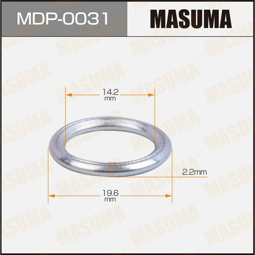 Шайба (прокладка) маслосливного болта MASUMA 14.2x19.6x2.2, MDP-0031