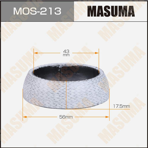 Кольцо уплотнительное глушителя Masuma 43x56x17.5 , MOS-213