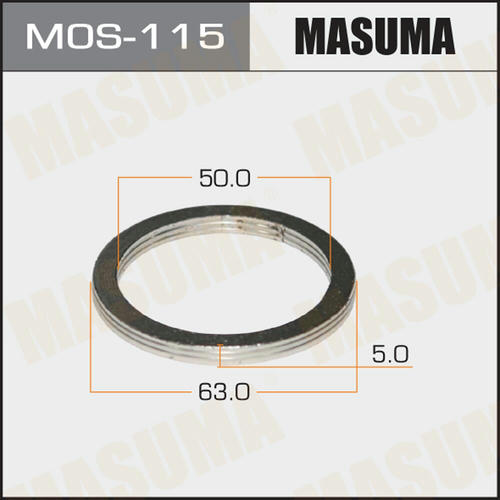 Кольцо уплотнительное глушителя Masuma 50х63 уп. 20шт, MOS-115