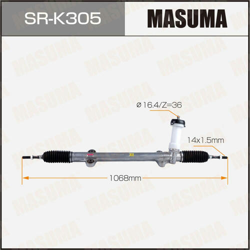 Рейка рулевая MASUMA (левый руль), SR-K305