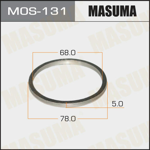 Кольцо уплотнительное глушителя Masuma 68х78 уп. 20шт, MOS-131