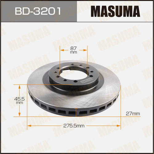 Диск тормозной Masuma, BD-3201