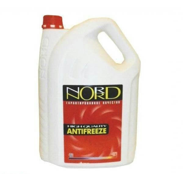 Антифриз NORD High Quality Antifreeze готовый -40C красный 5 кг артикул NR20249