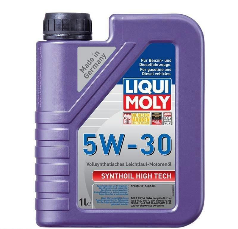 Масло LIQUI MOLY Synthoil High Tech 5W30 SMCF;C3 моторное синтетическое 1л артикул 9075