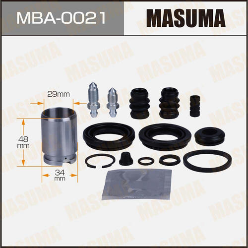 Ремкомплект тормозного суппорта с поршнем d-34 MASUMA, MBA-0021