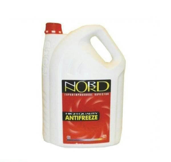 Антифриз NORD High Quality Antifreeze готовый -40C красный 10 кг артикул NR20485