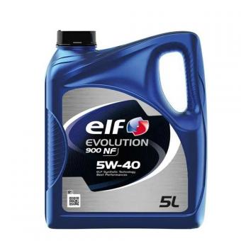 Масло моторное ELF EVOLUTION 900 NF 5W-40 синтетика 5 л 213908