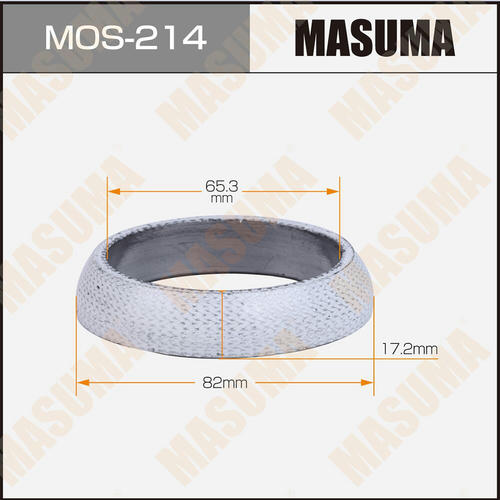 Кольцо уплотнительное глушителя Masuma 65.3x82x17.2 , MOS-214