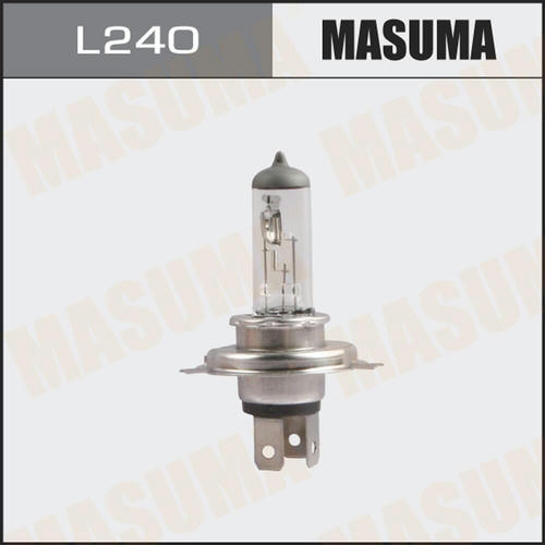 Лампа галогенная Masuma CLEARGLOW H4 12v 6055W (3000K), L240