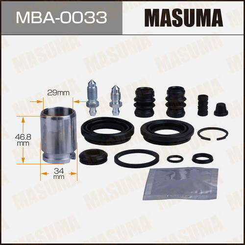 Ремкомплект тормозного суппорта с поршнем d-34 MASUMA, MBA-0033