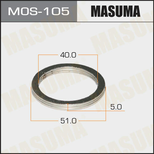 Кольцо уплотнительное глушителя Masuma 40х51 уп. 20шт, MOS-105