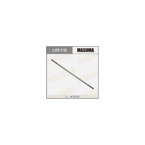Лента щетки для каркасного стеклоочистителя (6 мм) Masuma, UR-19