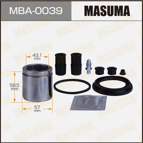 Ремкомплект тормозного суппорта с поршнем d-57 MASUMA, MBA-0039