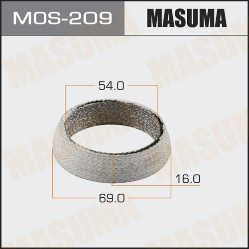 Кольцо уплотнительное глушителя Masuma 54x69x16, MOS-209