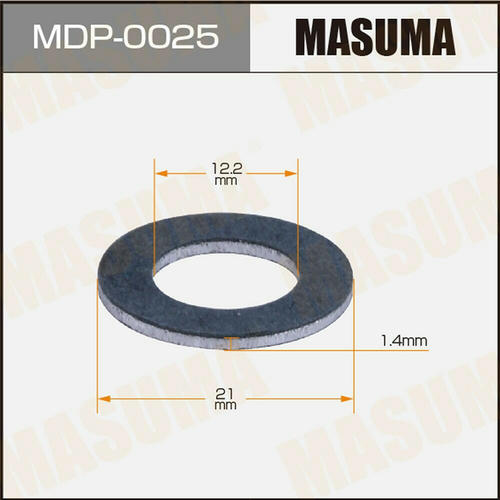 Шайба (прокладка) маслосливного болта MASUMA 12.2x21x1.4, MDP-0025