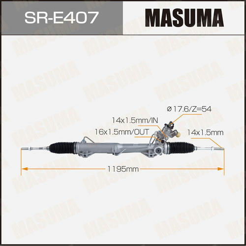 Рейка рулевая MASUMA (левый руль, ГУР), SR-E407