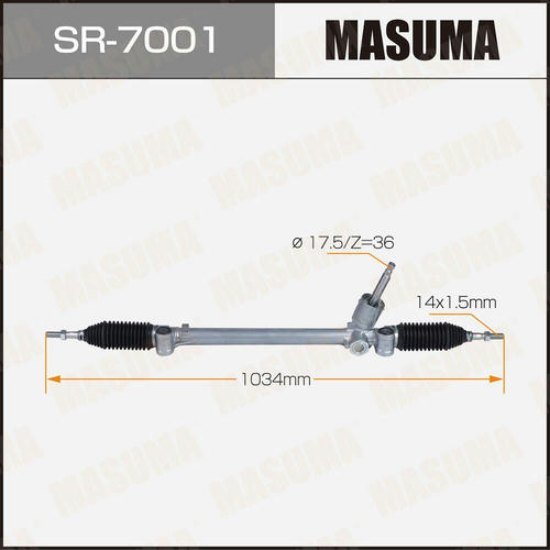 Рейка рулевая MASUMA (правый руль), SR-7001