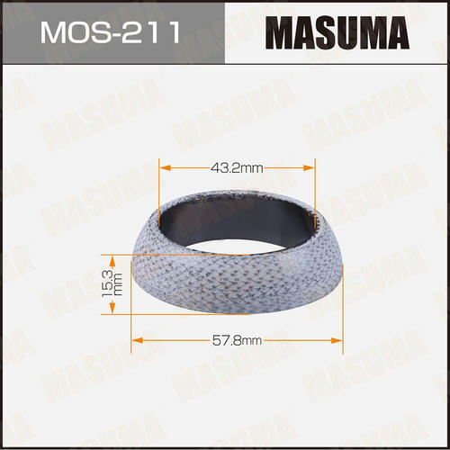 Кольцо уплотнительное глушителя Masuma, MOS-211