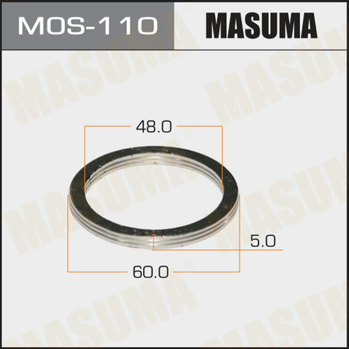 Кольцо уплотнительное глушителя Masuma 48х60 уп. 20шт, MOS-110