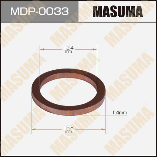 Шайба (прокладка) маслосливного болта MASUMA, MDP-0033