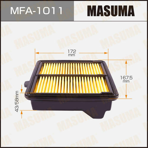 Фильтр воздушный Masuma с пропиткой маслом, MFA-1011