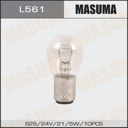 Лампа Masuma P215W (BAY15d, S25) 24V 215W BAY15d двухконтактная, L561