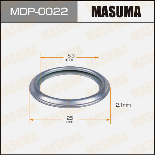 Шайба (прокладка) маслосливного болта MASUMA 18.3x25x2.1, MDP-0022