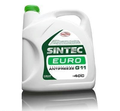 Антифриз Sintec EURO G11 готовый -40C зеленый 5 кг артикул 800523